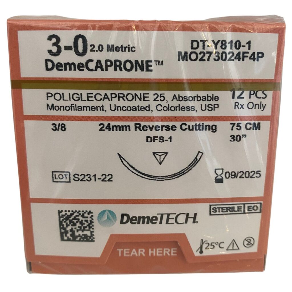 DemeCAPRONE 3-0 38 24mm Reverse cutting 75cm