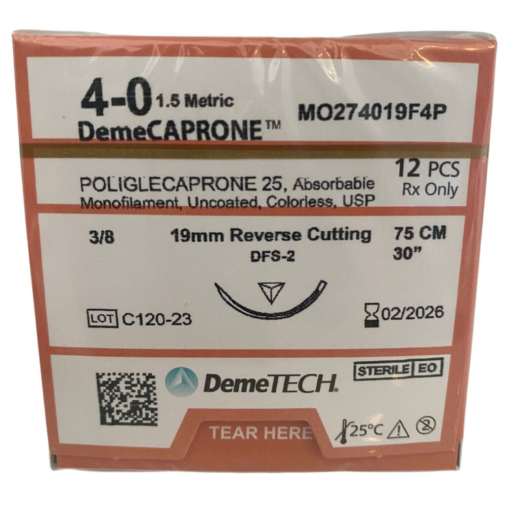 DemeCAPRONE 4-0 38 19mm Reverse Cutting 75cm (2)