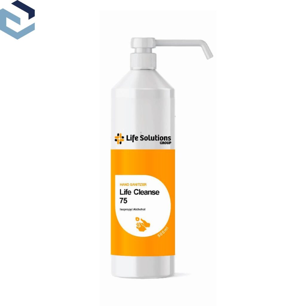 Life Solutions 500ml Life Cleanse 75, 70% Isopropyl Alcohol (1)