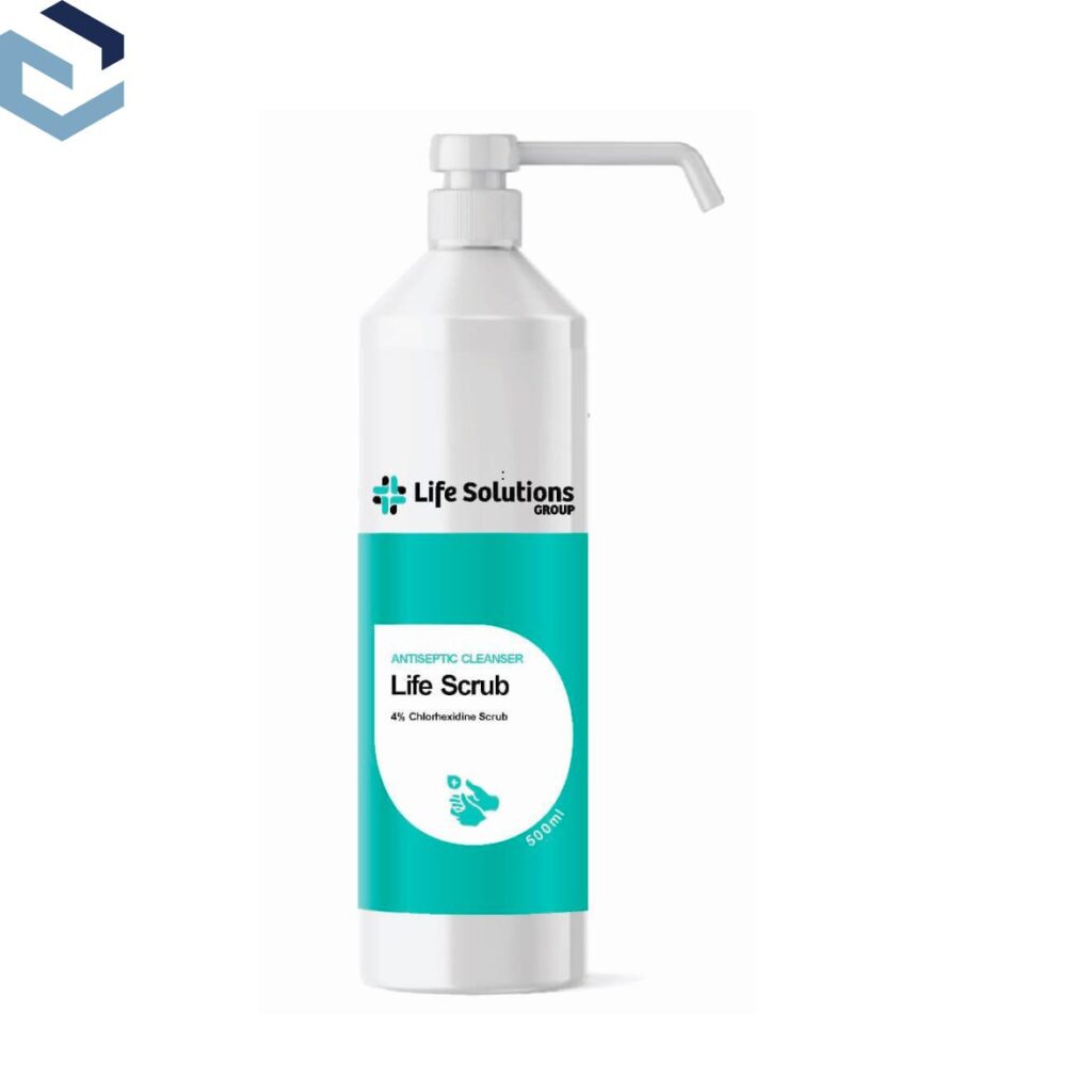 Life Solutions 500ml Life Scrub 4% Chlorhexidine Scrub